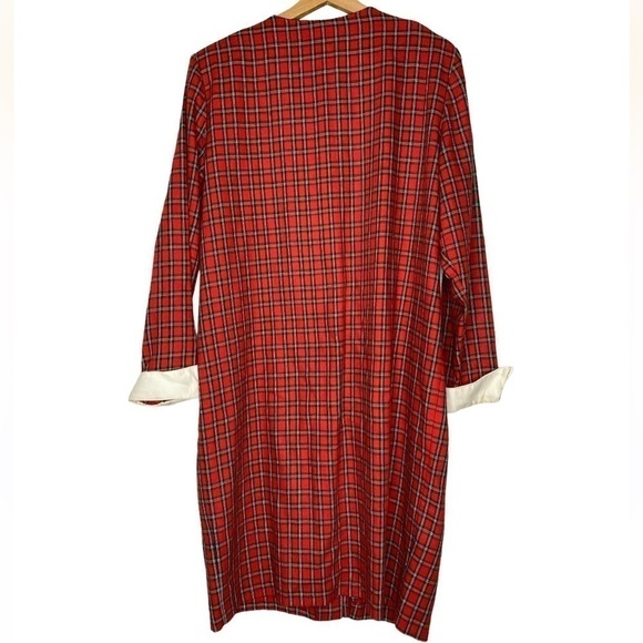 VINTAGE 80’s CLUES COLLECTION PLAID DRESS SIZE 14 - Picture 9 of 9
